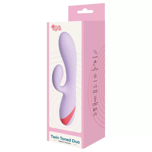 Dreamtoys Love Signal - vibrador con brazo para el clítoris (lila)