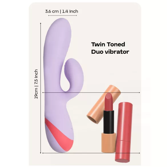 Dreamtoys Love Signal - vibrador con brazo para el clítoris (lila)