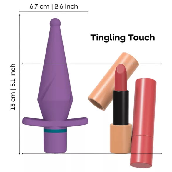 Dreamtoys Love Signal - plug anal vibrador (lila)