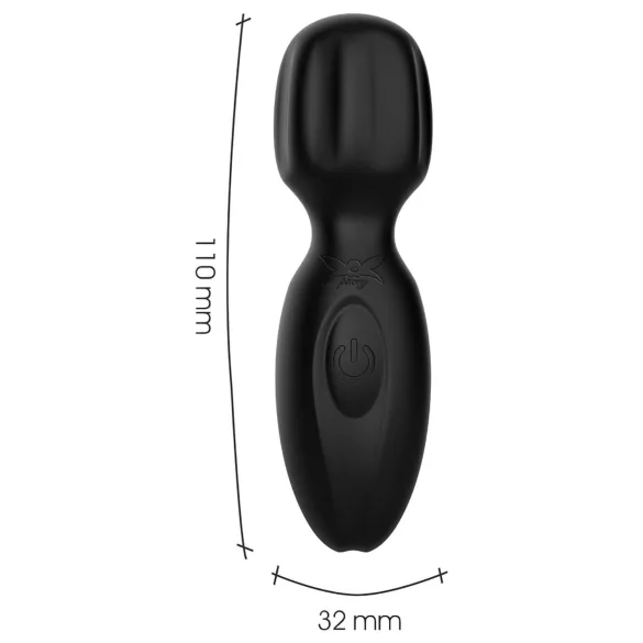 Pixey 2GO - mini vibrador masajeador recargable (negro)