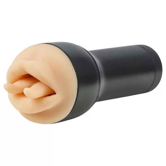Kiiroo Feel Leigh Raven - boca masturbadora con lengua cortada (color natural)