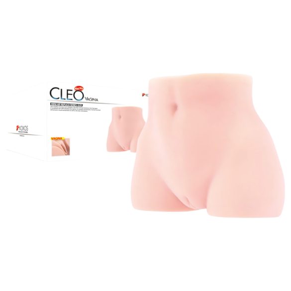 Kokos Cleo - masturbador realista de torso con vagina - silicona color natural