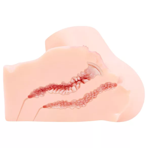 Kokos Onahole - masturbador de torso realista (color natural)
