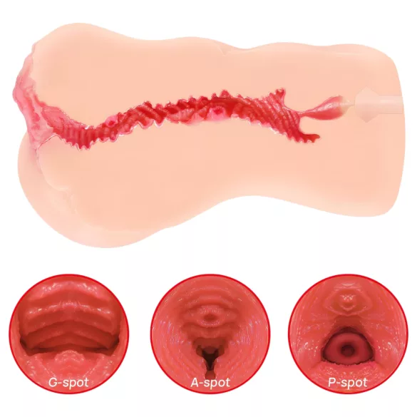 Kokos Onahole 001 XL - masturbador vaginal realista (color natural)