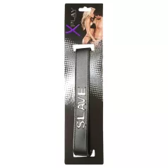 X-Play Slave - collar para sumisión - cuero negro