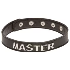 X-Play Master - collar BDSM - cuero negro