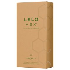 LELO Hex Organic - preservativo fino natural - 12 unidades