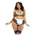 Dreamgirls Maid Talla Grande - Malla Transparente (XL-XXL)