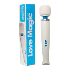 Love Magic Wand - vibrador masajeador recargable - blanco
