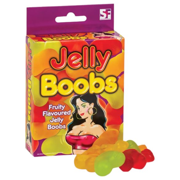 Jelly Boobs - Gomitas de Pechos - Sabor a Frutas (120g)