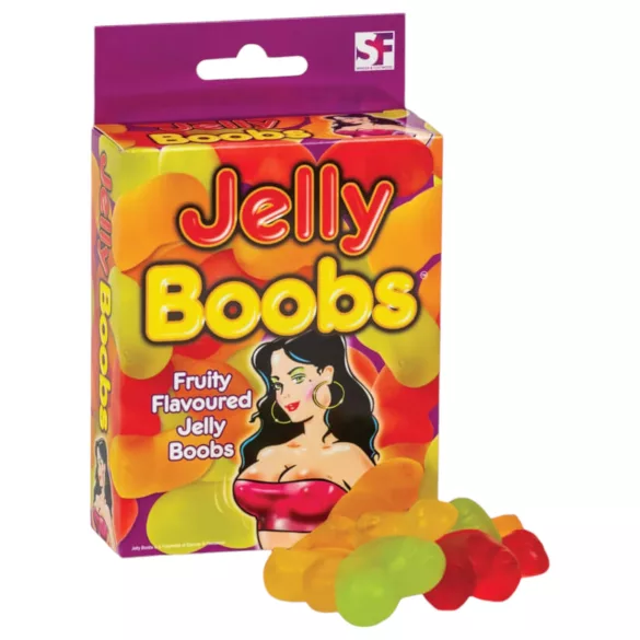 Jelly Boobs - caramelo gomoso con forma de pecho - sabor frutas - 120g
