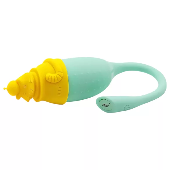 Magic Motion Elizabeth - succionador con funda de silicona gato - amarillo