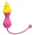 Magic Motion Elizabeth - succionador con funda de silicona gato - amarillo
