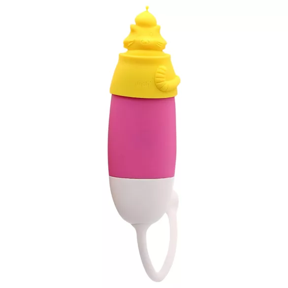 Magic Motion Elizabeth - succionador con funda de silicona gato - amarillo