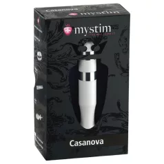   mystim Casanova - consolador electroestimulador - barra - blanco