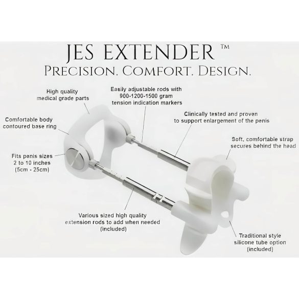 Jes-Extender - extensor de pene - ancho estándar - hasta 17 cm