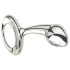 Njoy S - pequeño plug anal metálico (plata)