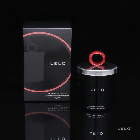 LELO - vela de masaje - granada y pimienta negra - 150g