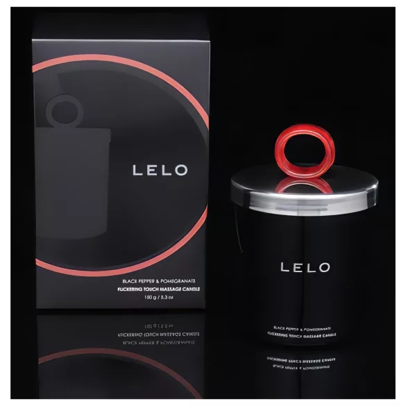 LELO - vela de masaje - granada y pimienta negra - 150g