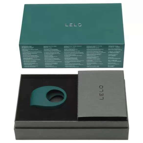 LELO Tor 2 - anillo vibrador recargable para pene - silicona verde