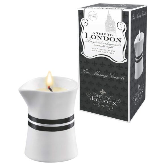 Petits Joujoux London - Vela de masaje - ruibarbo y ámbar (120ml)