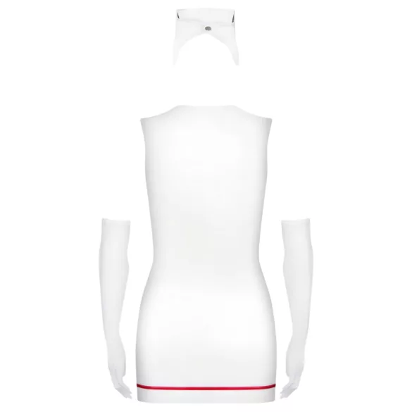 Obsessive - disfraz de enfermera - set completo - blanco (S/M)