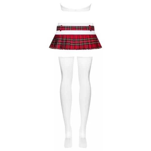 Obsessive - disfraz escolar sexy para mujer - set 6 piezas