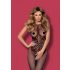 Obsessive G308 - mono de red con estampado y cuello halter - negro (S-L)