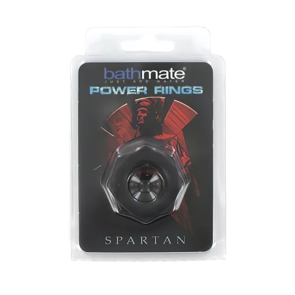 BathMate - anillo para pene de silicona Spartan - negro