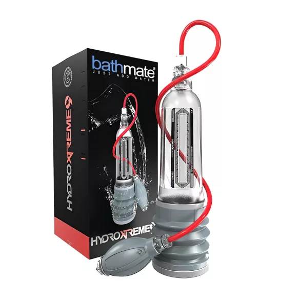 BathMate Xtreme Hydromax 9 - bomba de vacío para pene - set - transparente