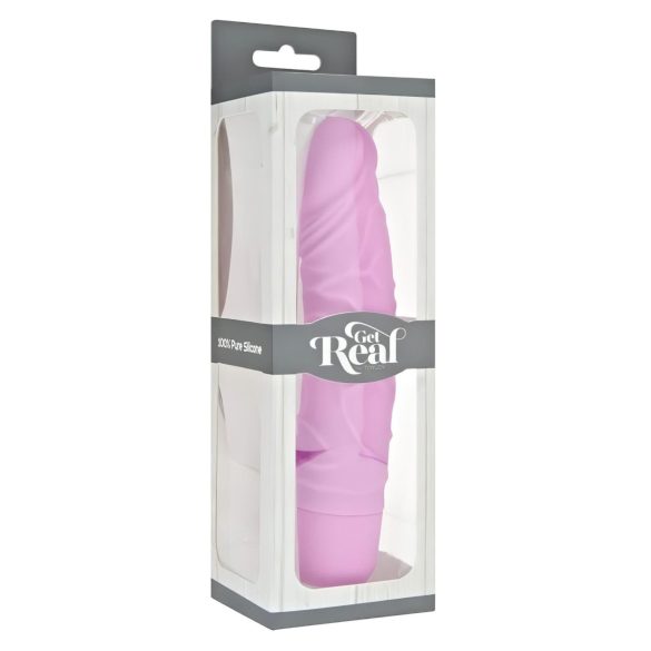 Classic Get Real - vibrador realista - silicona - rosa