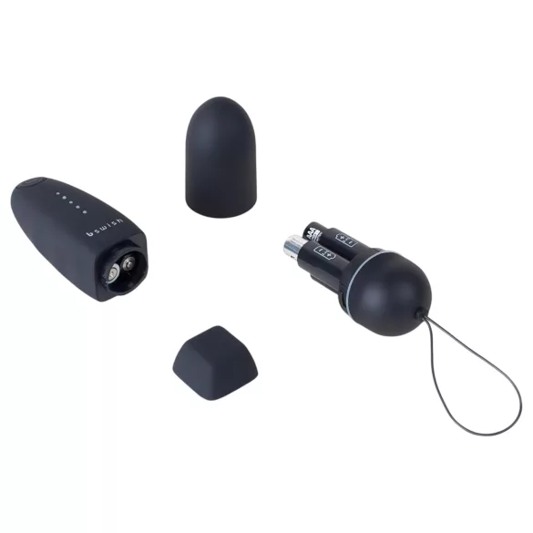 B SWISH - huevo vibrador inalámbrico - silicona negra