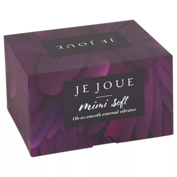 Je Joue Mimi Soft - vibrador de clítoris recargable e impermeable - negro