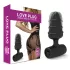 Love Plug - mini plug anal vibrador - silicona negra