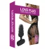 Love Plug - mini plug anal vibrador - silicona negra
