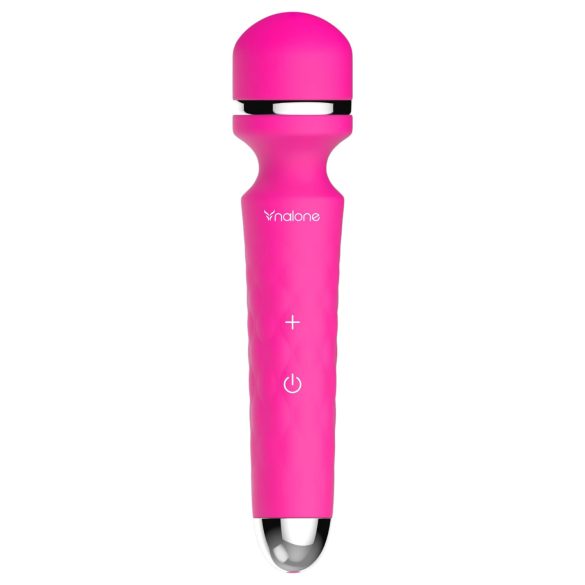 Nalone Rock Wand - vibrador masajeador recargable - silicona rosa