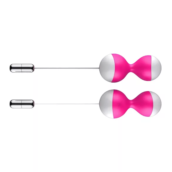NALONE Miu Miu - bolas chinas recargables con mando - silicona rosa