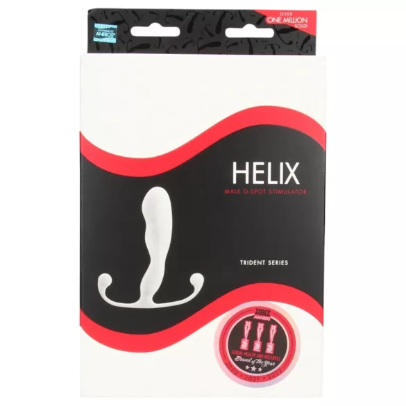 Aneros Trident Helix - consolador prostático - silicona blanca