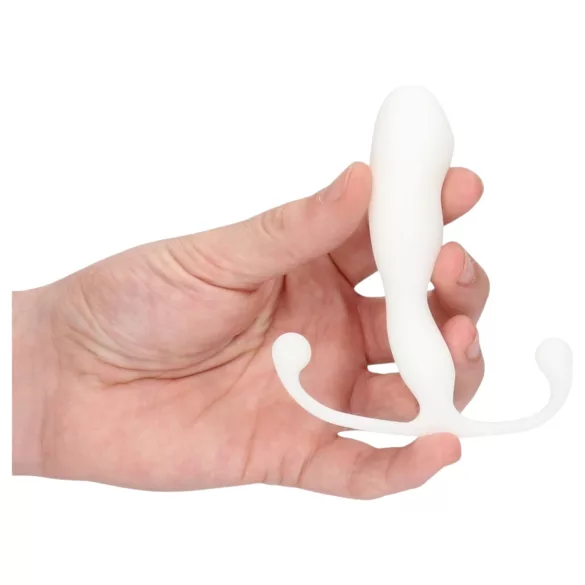 Aneros Trident Helix - consolador prostático - silicona blanca