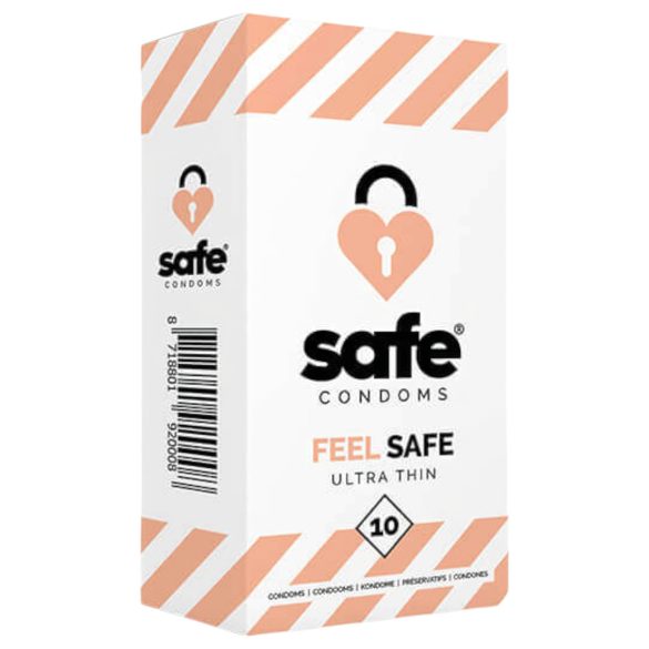 SAFE Feel Safe - ultra delgado preservativo (10uds)