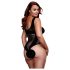 BACI Plus Size - Body atrevido de red - negro (XL-XXL)