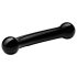GLAS - Doble consolador de vidrio (negro)