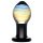 GLAS Galileo - plug anal de vidrio (negro-dorado)