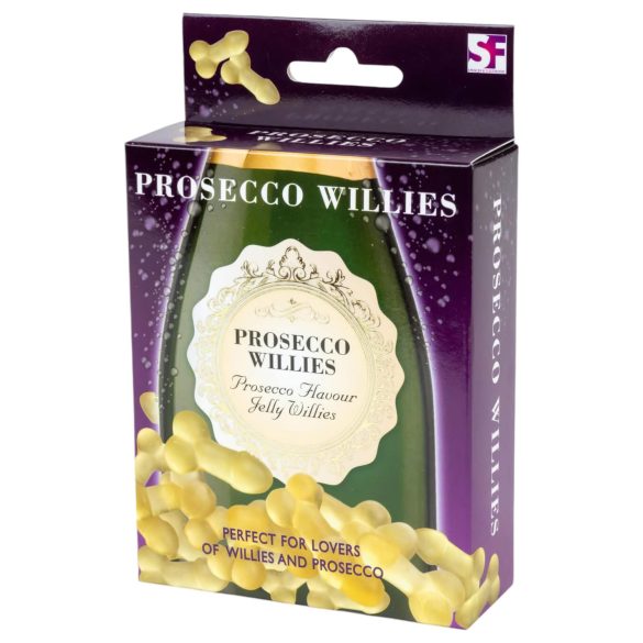 Prosecco Willies - caramelos de gelatina en forma de pene - sabor champán - 120g