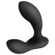 LELO Bruno - masajeador prostático vibrador doble motor - silicona negra