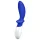 LELO Loki - vibrador prostático impermeable - silicona azul