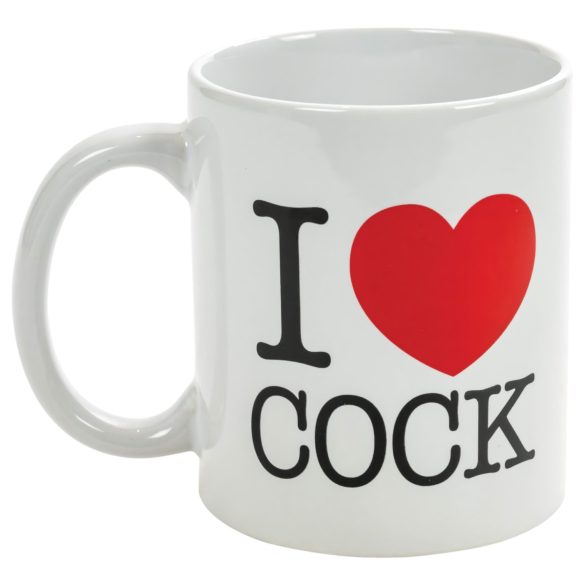 Me encanta el gallo - taza (negra)