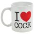 Me encanta el gallo - taza (negra)
