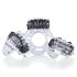 Conjunto de Anillos Vibrantes Screaming Vibroman - Negro