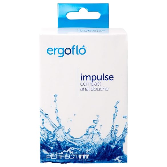 Perfect Fit Ergoflo Impulse - ducha anal e íntima - silicona negra
